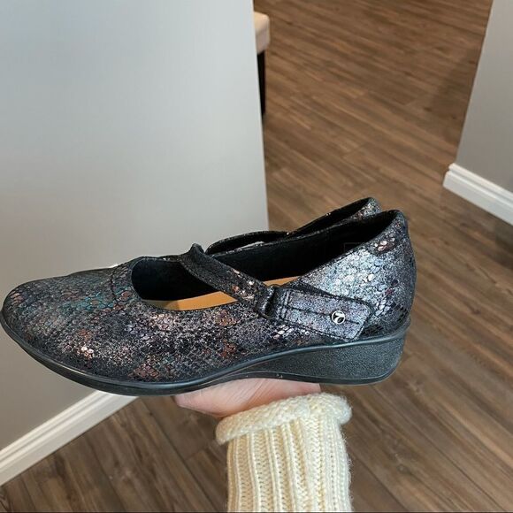 Revere Metallic Comfort Shoes Strap 8 - Picture 5 of 12